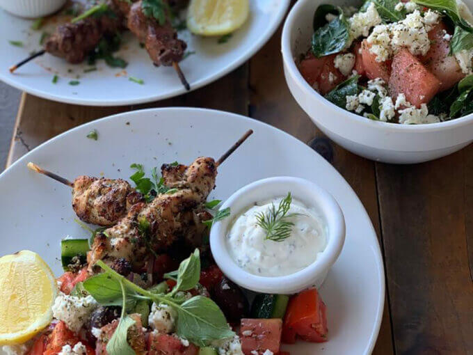 Greek Food in Manly Kazzi Beach Greek