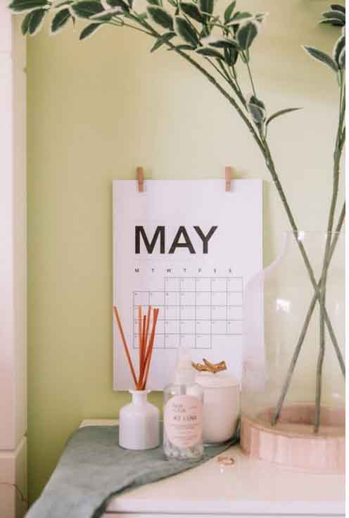 image with month of May calendar