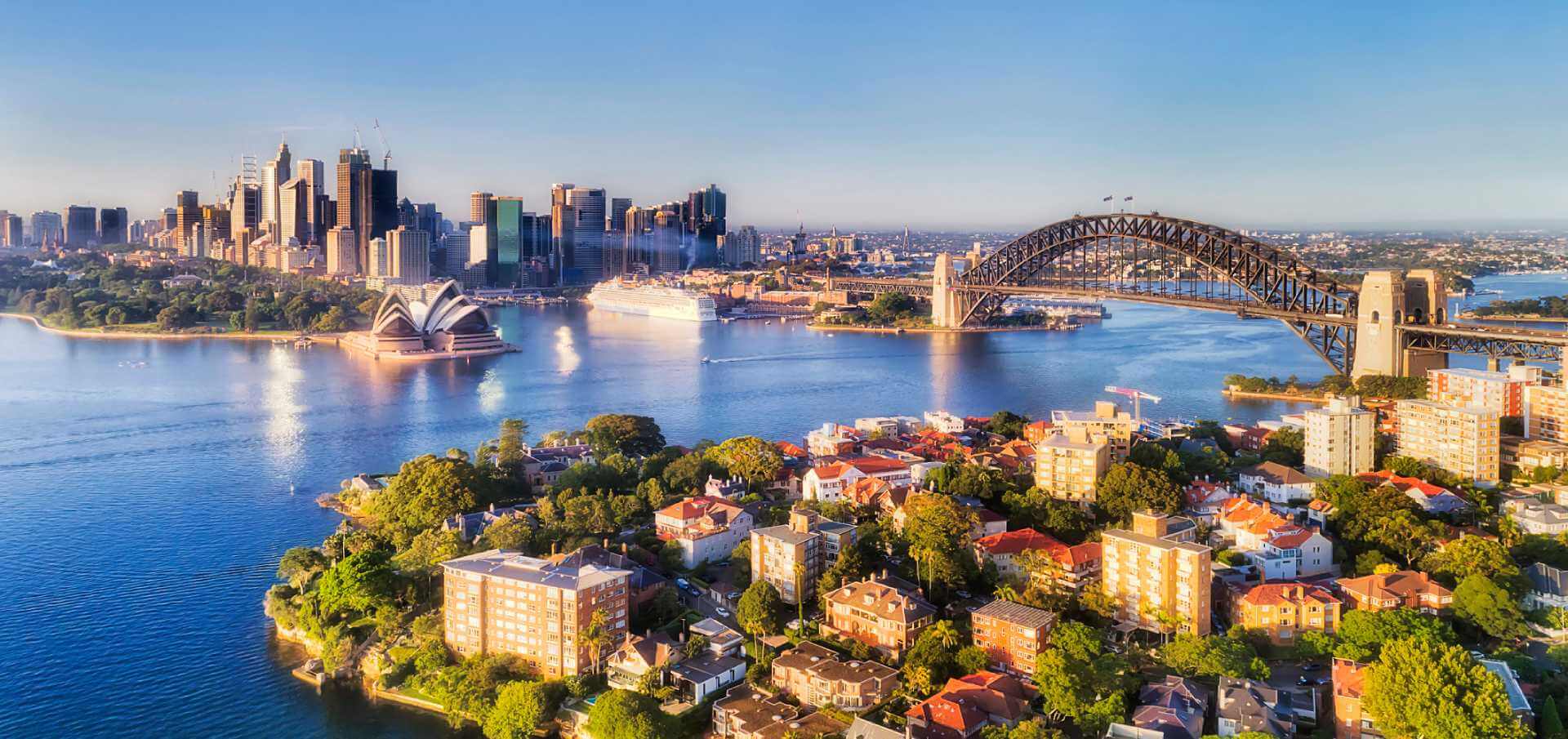 Sydney City Skyline at Sunrise