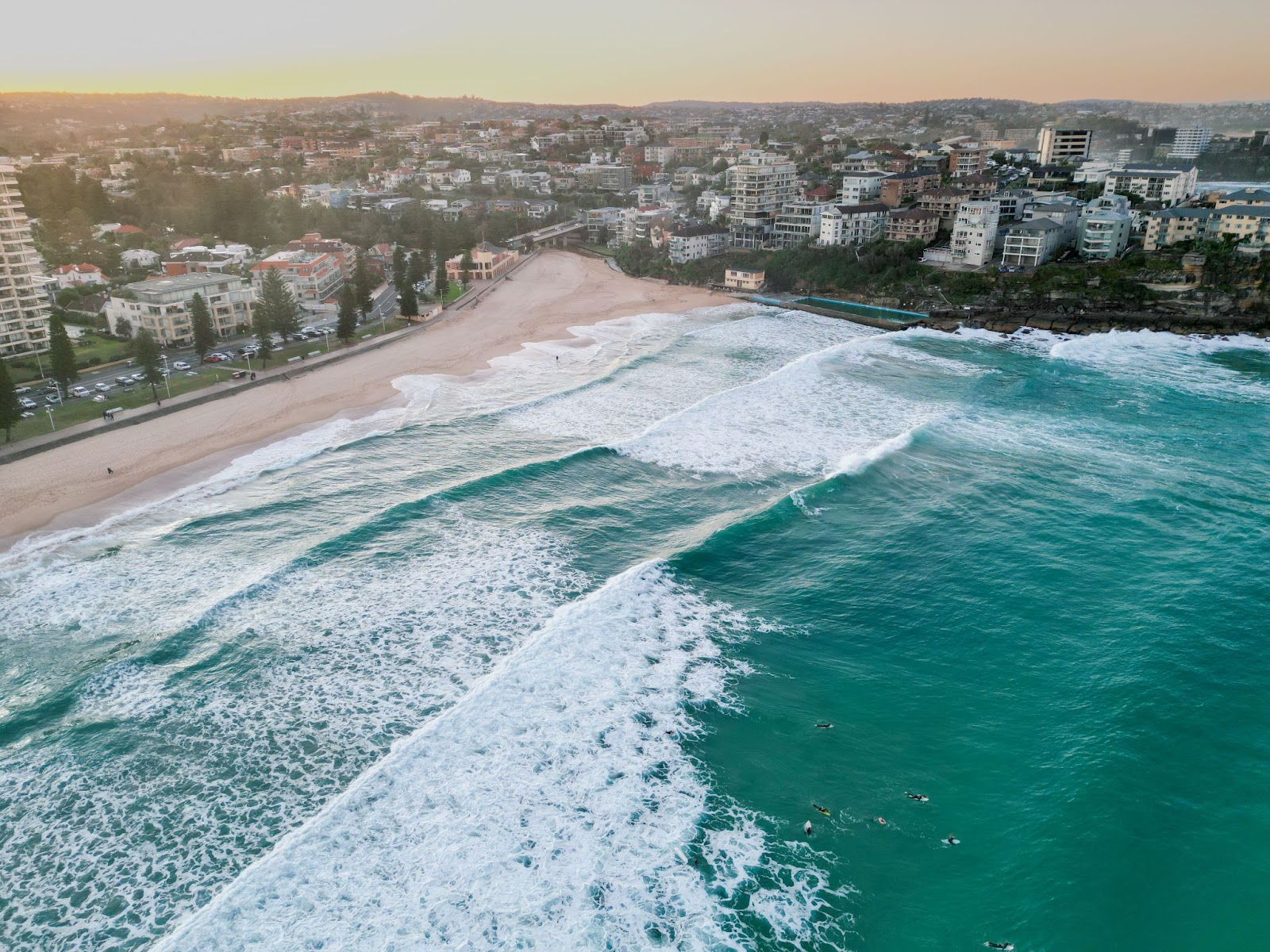 Manly Beaches are ideal for blending business travel with pleasure