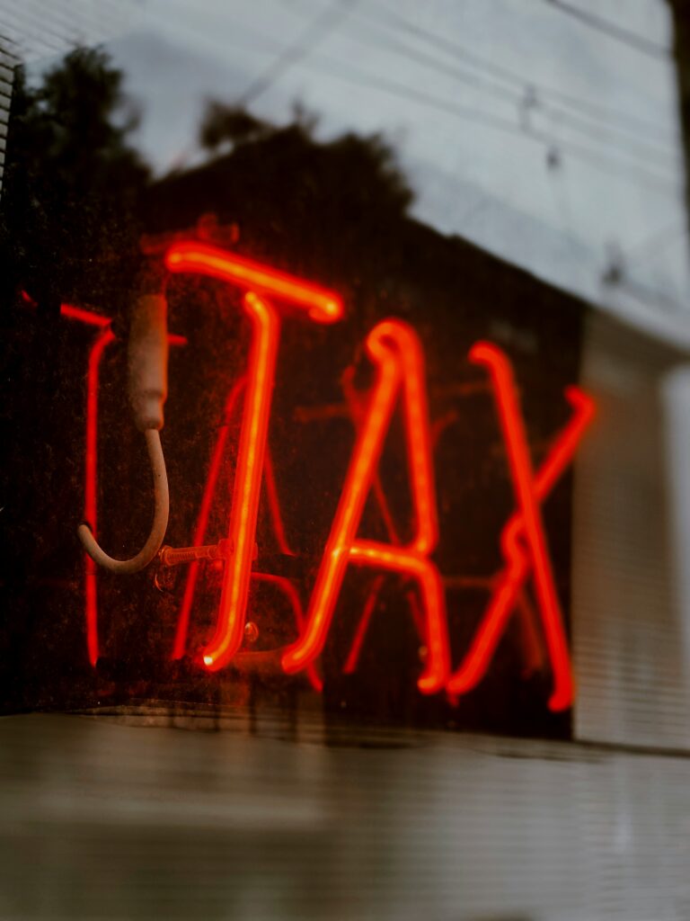 Tax Sign