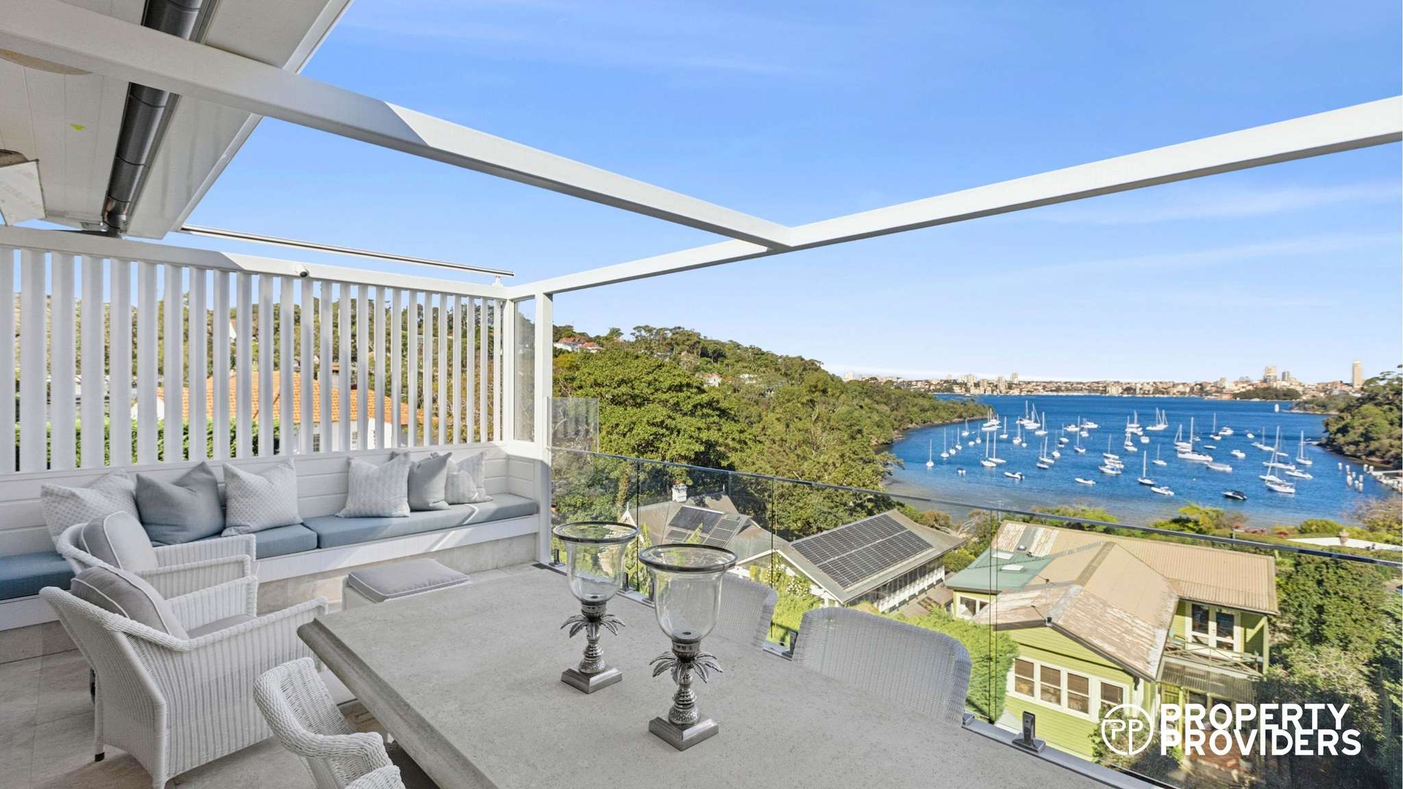 Sydney harbour views from balcony