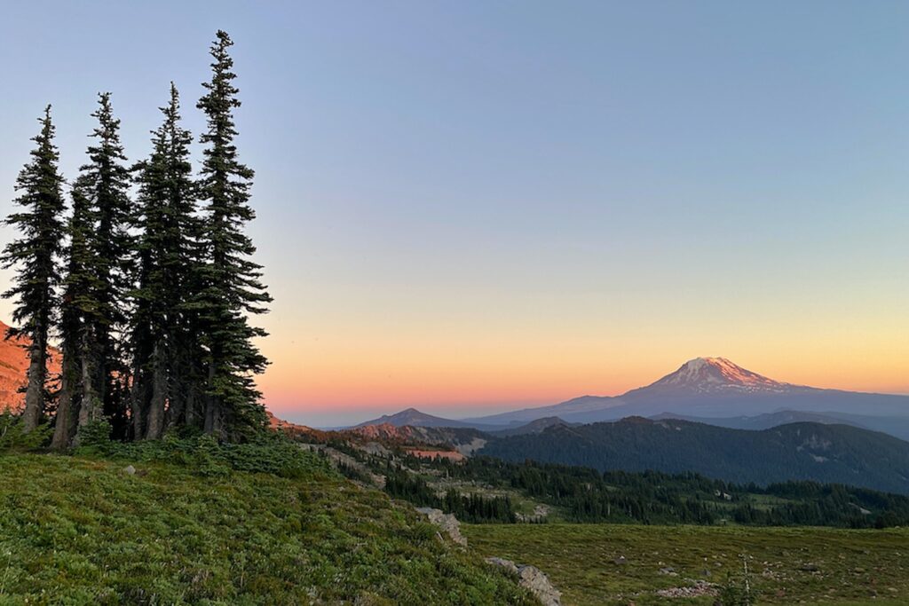 Mount Adams at Sunset