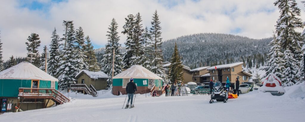outdoors at the Nordic Center at White Pass