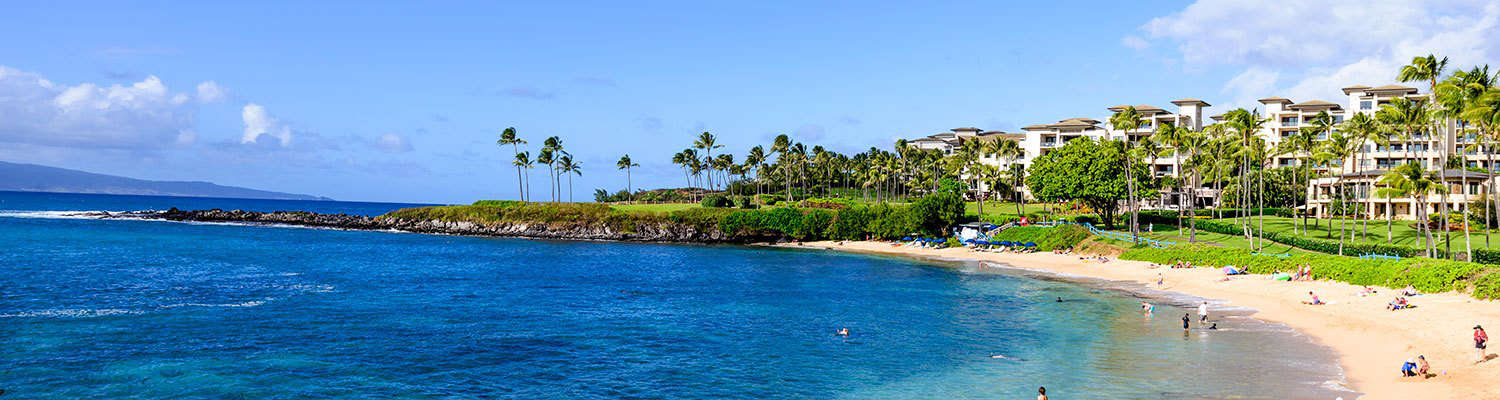 Maui beach for vacation home