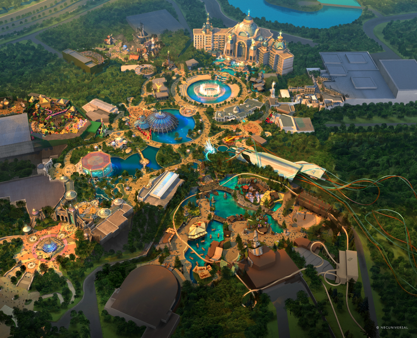 New Universal park map - Orlando Theme Park News
