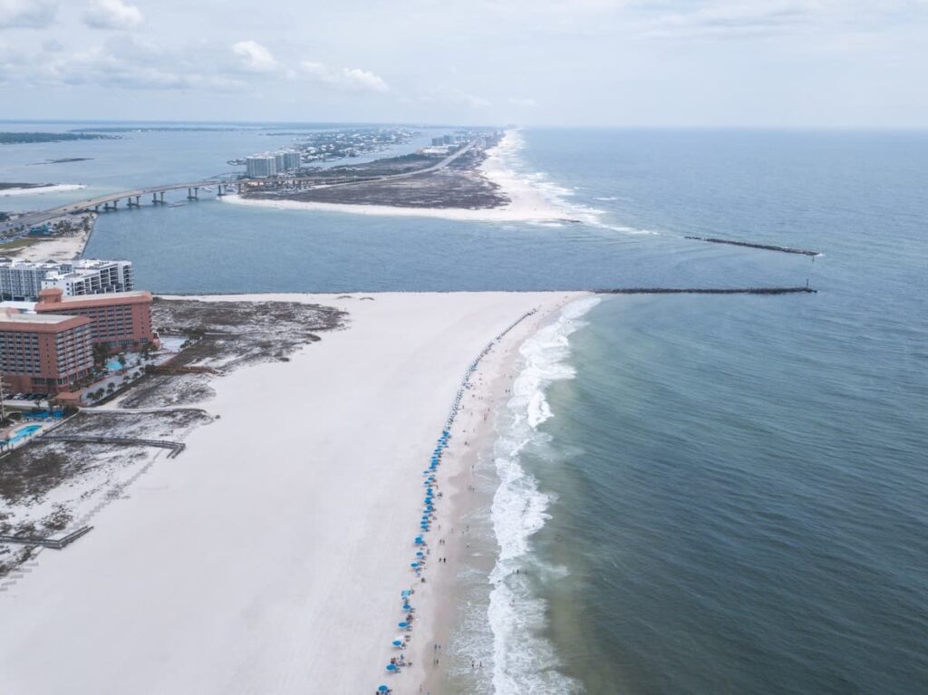 Orange Beach’s Natural Beauty aerial view