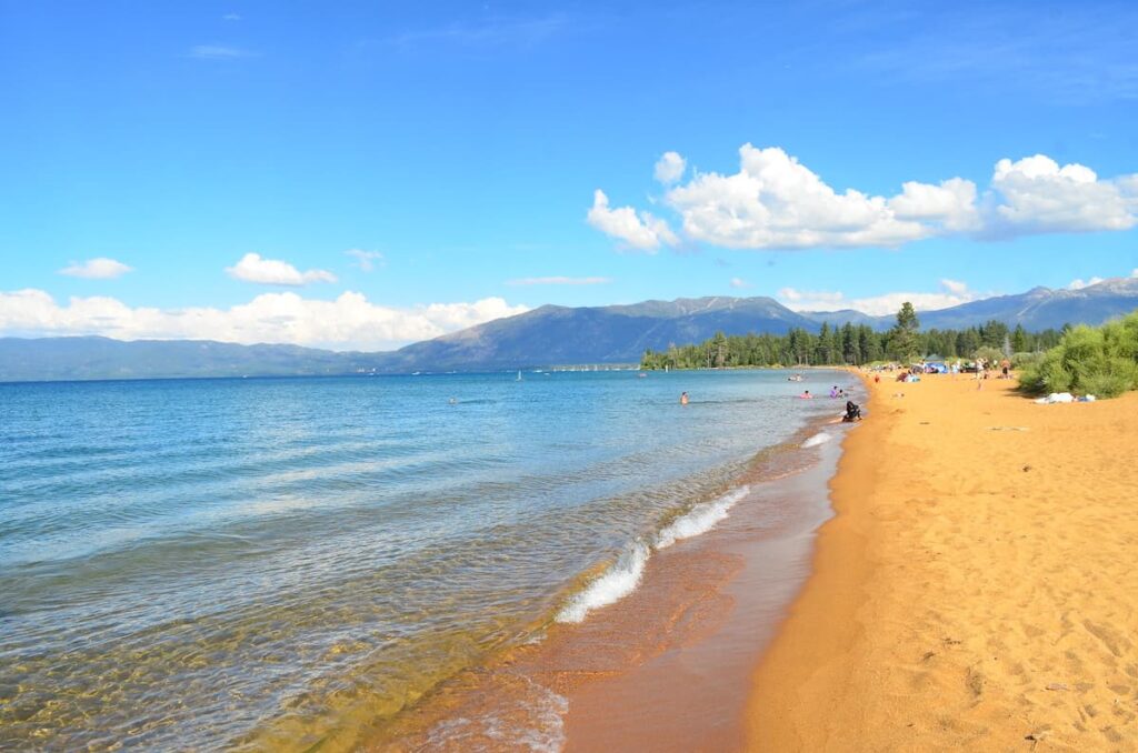 Baldwin Beach, South Lake Tahoe in Summer