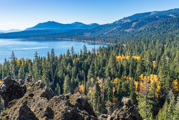 Lake Tahoe in fall Cover