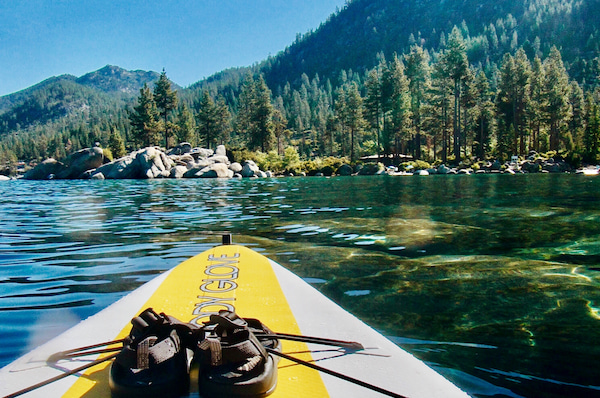 Paddleboarding in Lake Tahoe Cover
