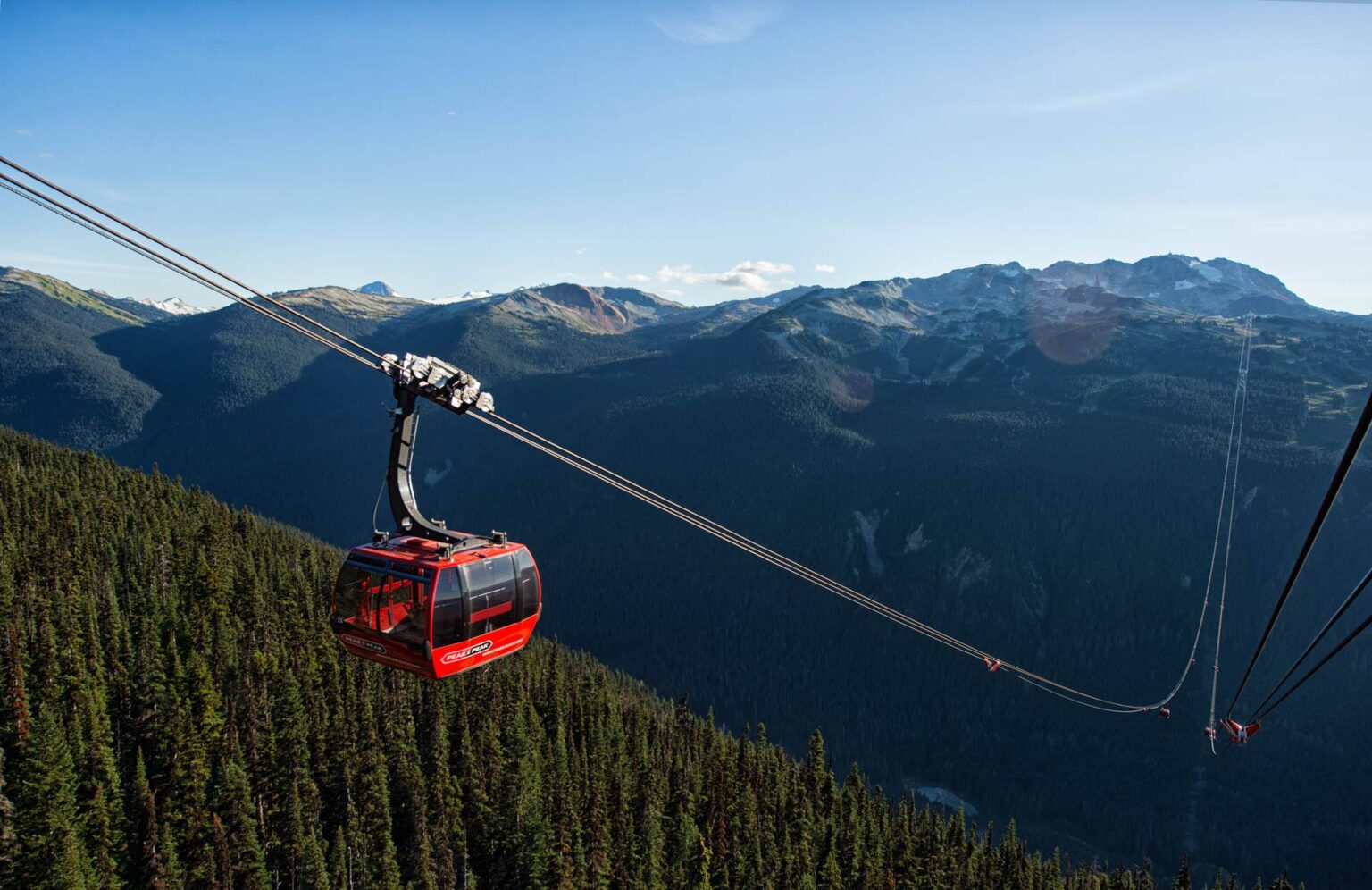 Peak 2 Peak Gondola - Linking Whistler & Blackcomb Mountains