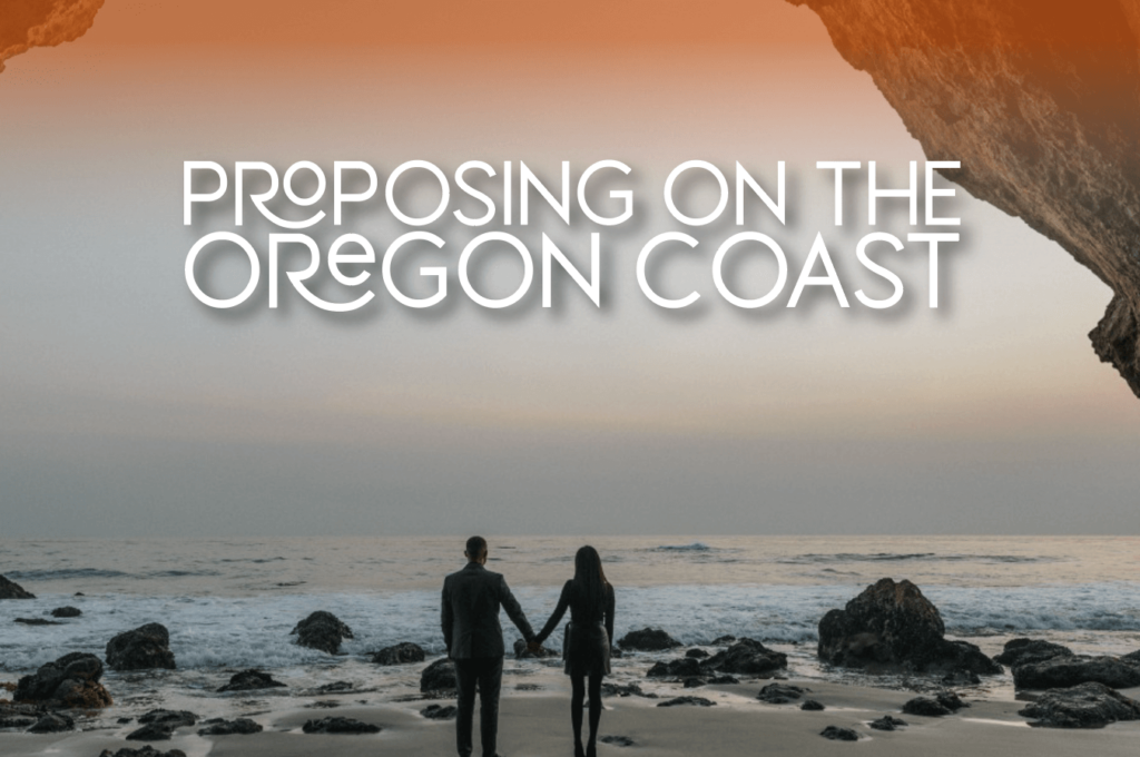 Proposing on Oregon Coast Hero