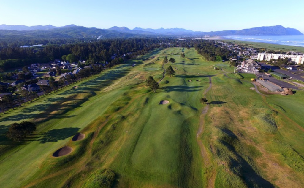 Drone Image of Gearhart Golf Links
