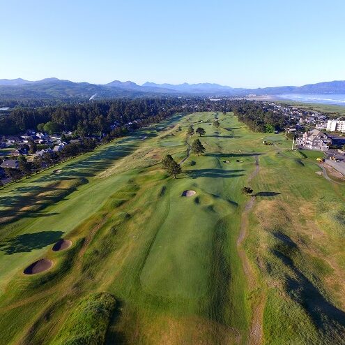 Golf aerial view