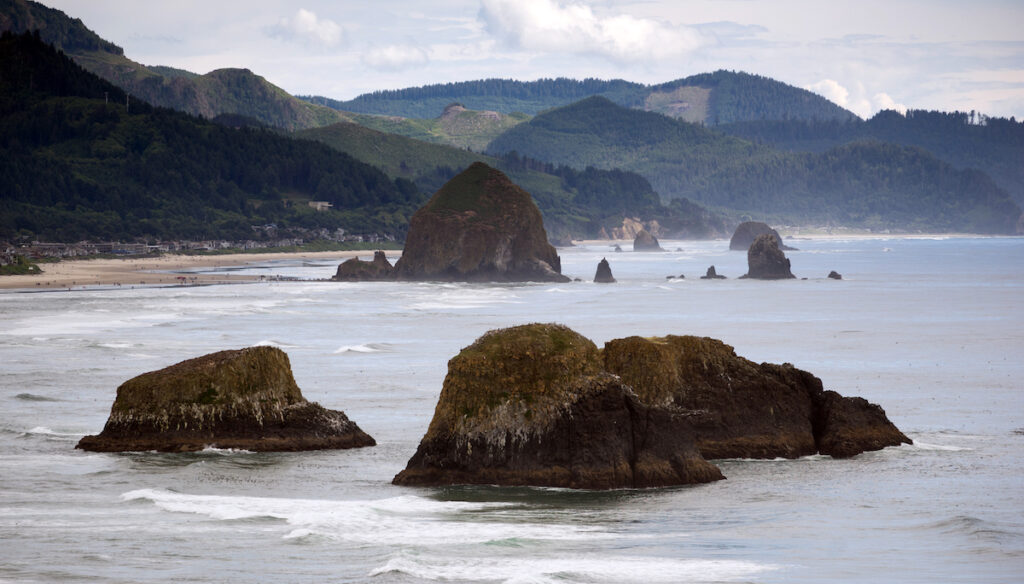 Waves in Pacific to the Seaside