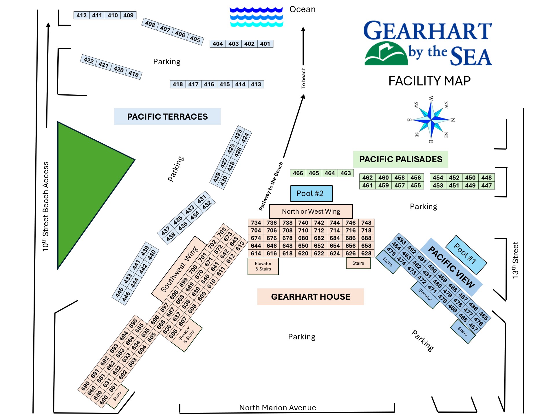 facility map in Gearhart by the Sea