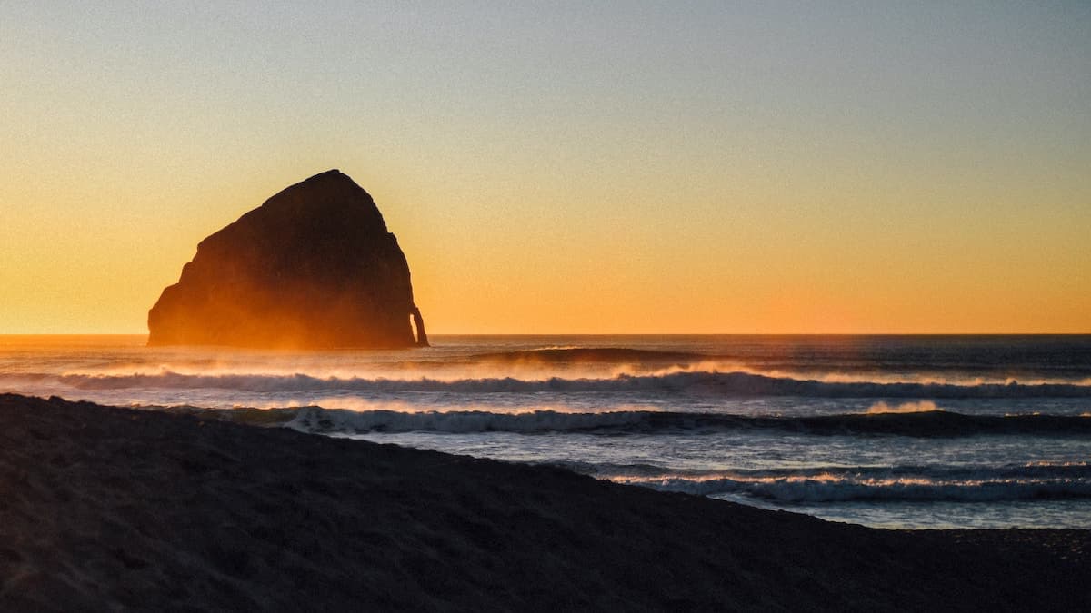 Riding Waves at Cape Kiwanda