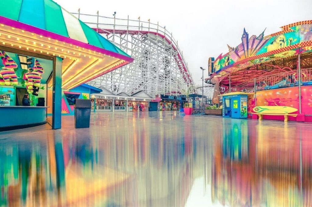 Santa Cruz Beach Boardwalk Amusement Park - California's Classic