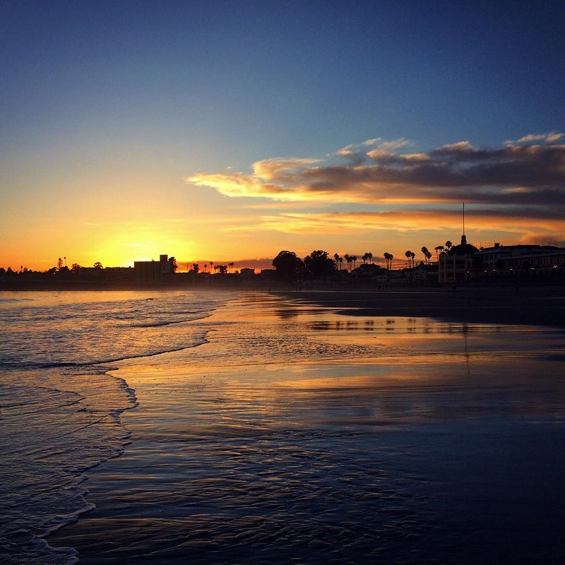 Timing the Magic: Sunset in Santa Cruz, CA