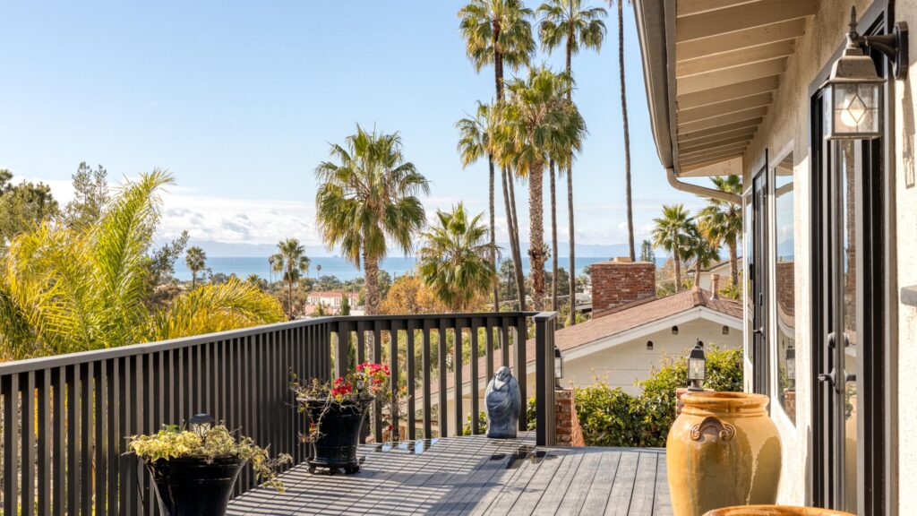 Views from our Ventura vacation rental called Ocean View Hillside Home