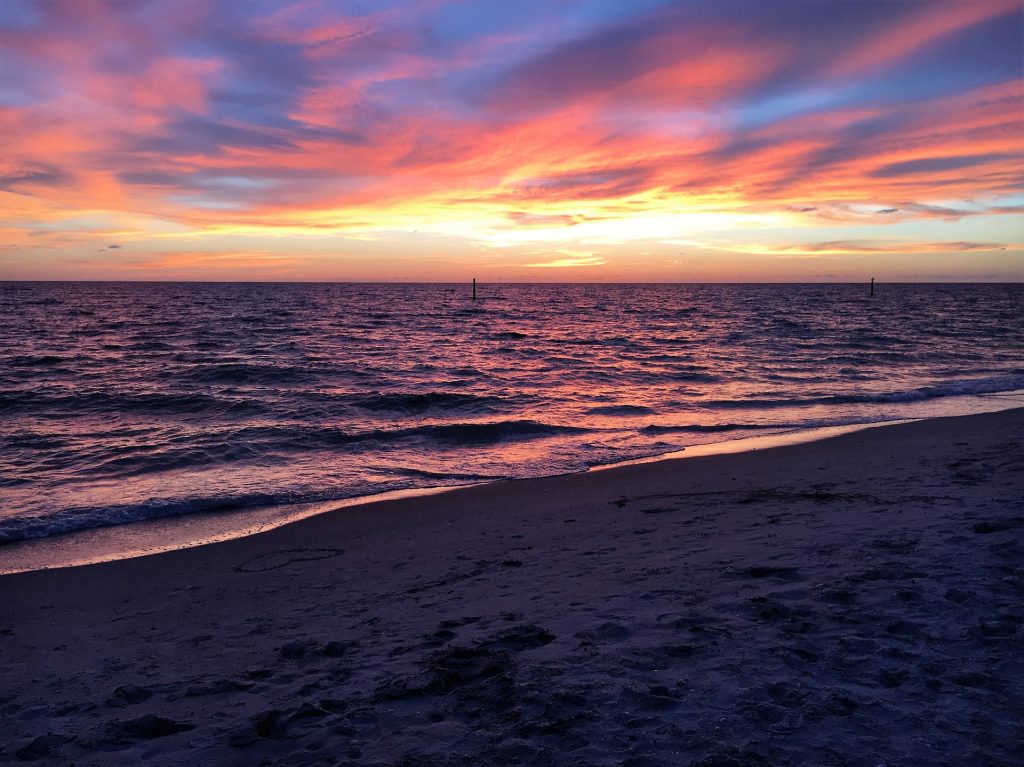 Sunset at Santa Rosa Beach Florida BellaMar Vacation Rentals